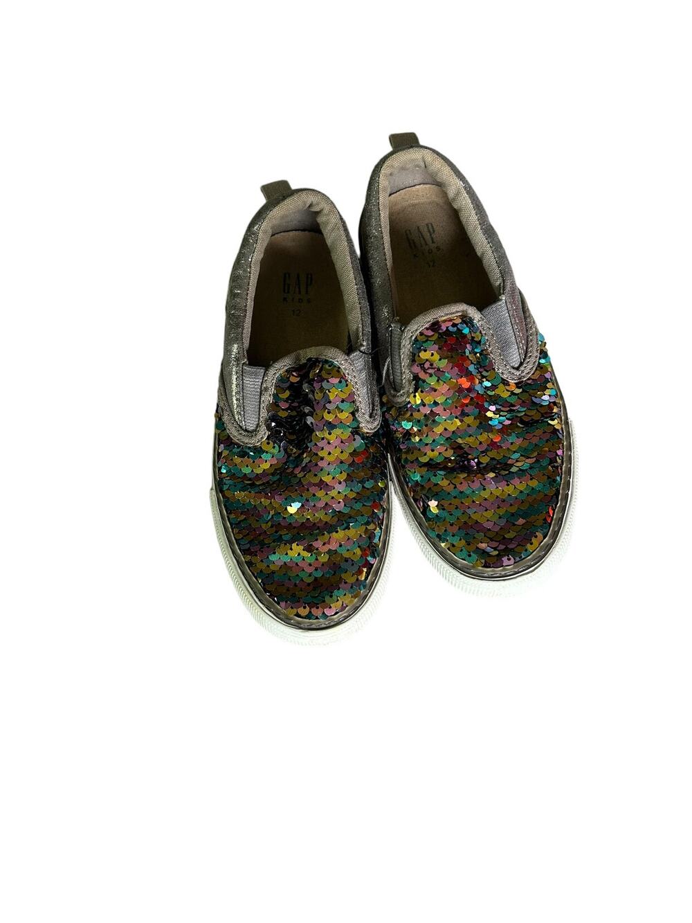 Gap Flip Sequin Slip On Sneakers size 12